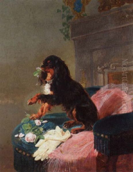 A Faithful Companion Oil Painting by Joseph Heicke