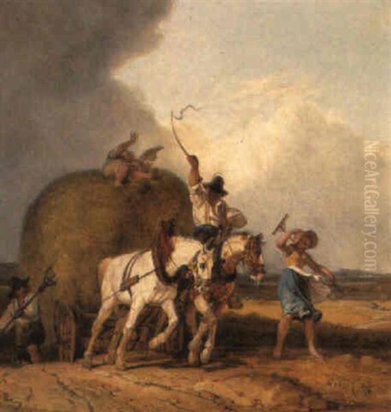 Der Sommer Oil Painting by Karl Wilhelm Von Heideck