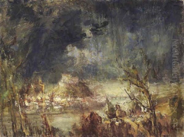 Ansicht Von Salzburg Oil Painting by Hans Heider