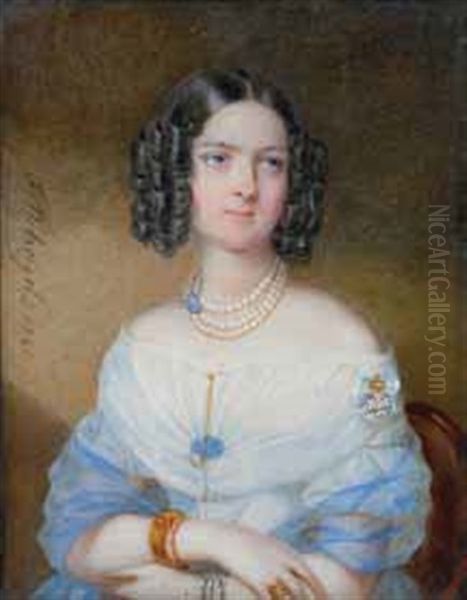 Marie Friederike Charlotte Von Wurttemberg by Franz Napoleon Heigel