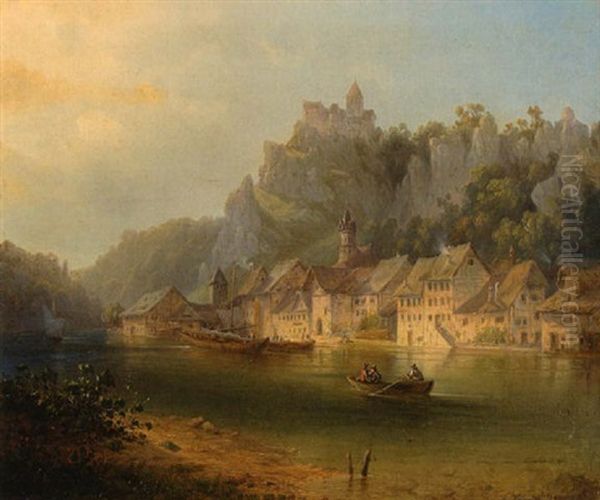 Stein Am Rhein Oil Painting by Karl Heilmayer