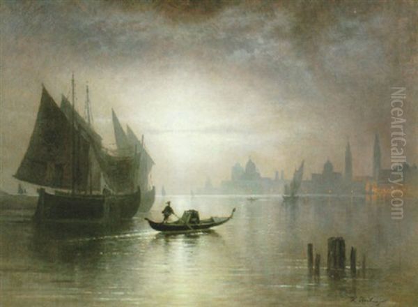 Venedig I Mansken Oil Painting by Karl Heilmayer