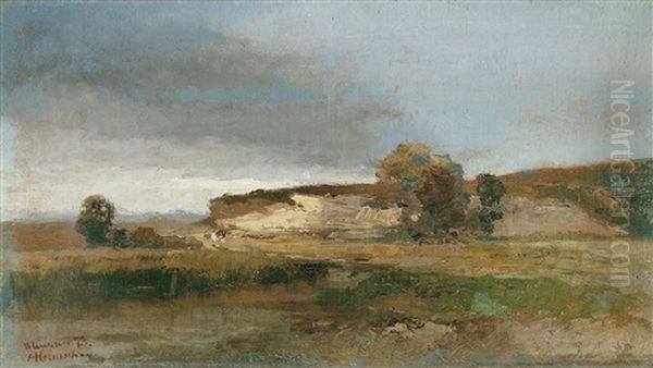 Landschaft In Oberbayern Oil Painting by Karl Adam Heinisch