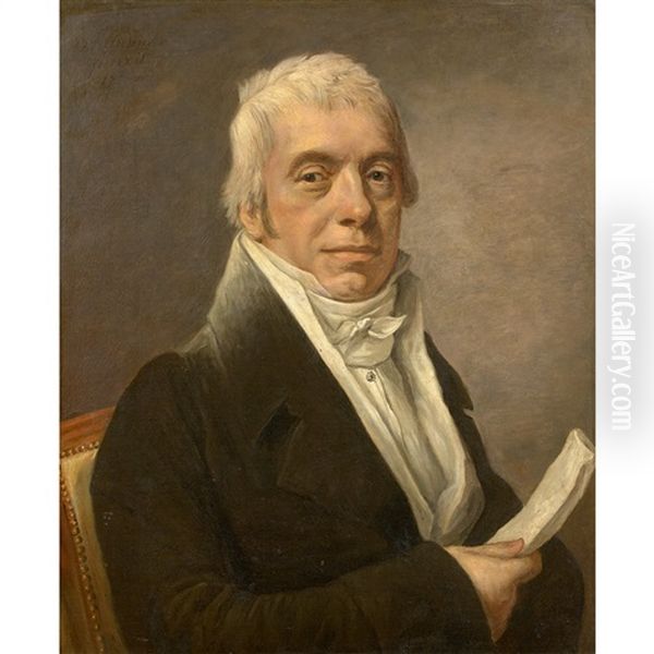 Portrait De Monsieur Pinta by Johann Ernst Heinsius