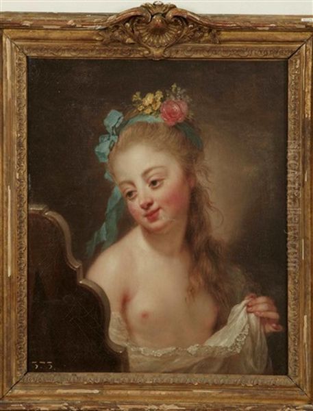 La Toilette De La Jeune Fille Oil Painting by Johann Ernst Heinsius