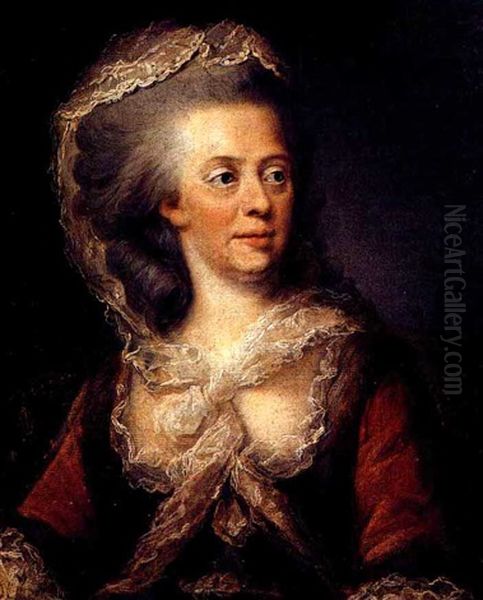 Portrait De Marie Adelaide De France Oil Painting by Johann Ernst Heinsius