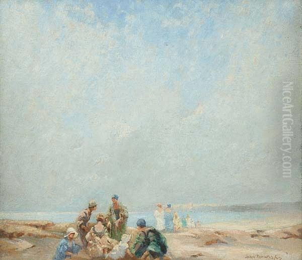 The Bathers Oil Painting by John D. Banks