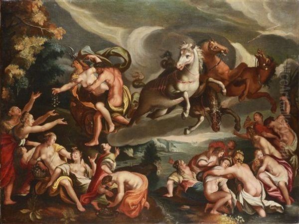 The Rape Of Persephone Oil Painting by Joseph Heintz the Elder