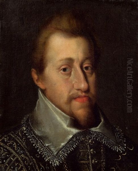 Kaiser Ferdinand Ii Oil Painting by Joseph Heintz the Elder