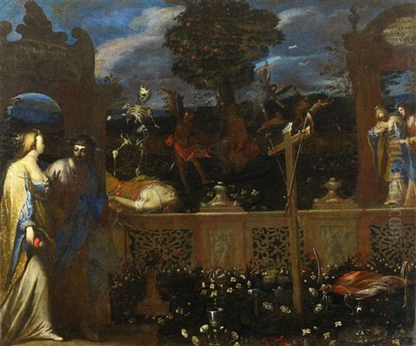 Allegory Of The Redemption Oil Painting by Joseph Heintz the Younger