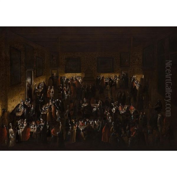 Le Bal Masque Oil Painting by Joseph Heintz the Younger