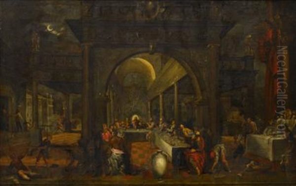 The Last Supper Oil Painting by Joseph Heintz the Younger