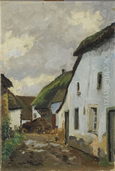 La Ferme Blanche Oil Painting by Richard Heintz