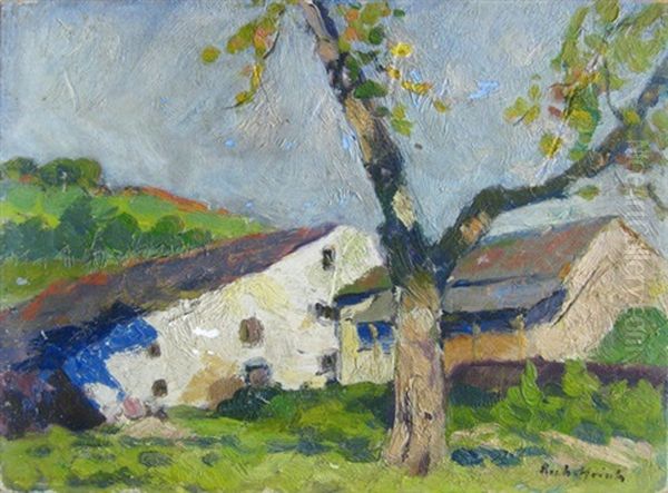 Vieille Ferme Oil Painting by Richard Heintz