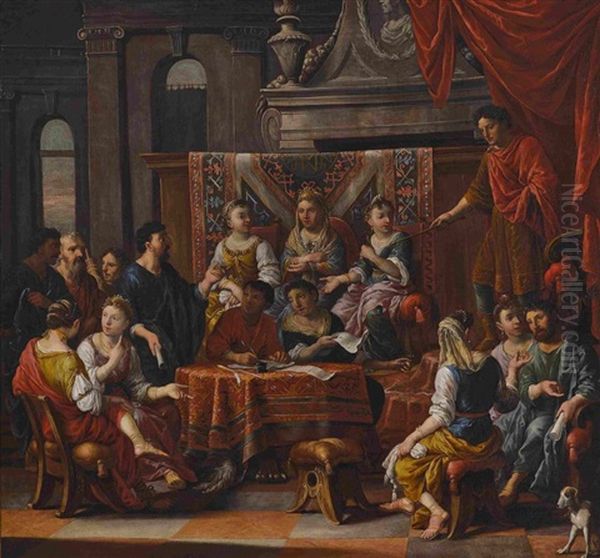 Allegorie Der Guten Regierung Oil Painting by Johann Heiss