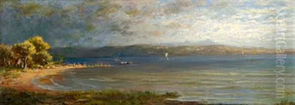 Am Bodensee Oil Painting by Paul Heitinger