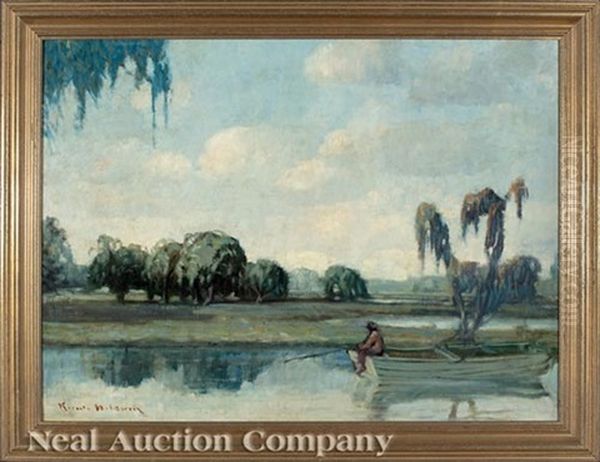 Fishing In The Bayou by Knute Heldner