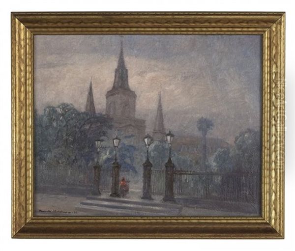 St. Louis Cathedral At Dawn by Knute Heldner