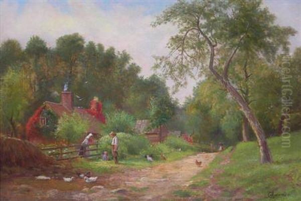 Arley-on-severn Oil Painting by Alfred Banner