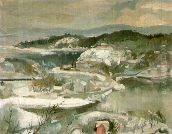 Winter Landscape by Knute Heldner