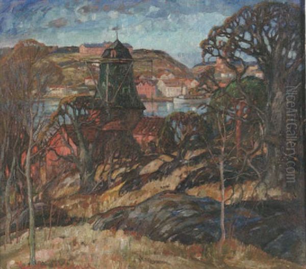 Kvarnen Vid Waldemarsudde, Stockholm by Knute Heldner