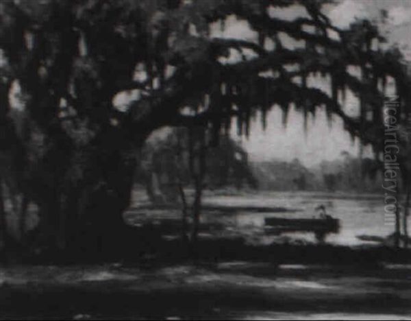 Bayou Scene by Knute Heldner