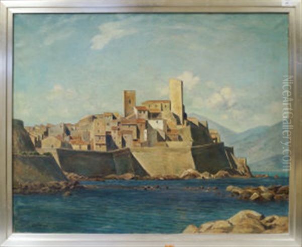 Cap D'antibes Oil Painting by Willy Ter Hell