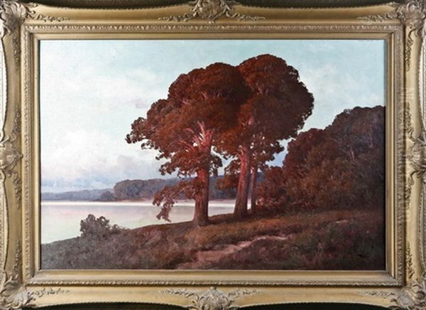 Stimmungsvolle Markische Landschaft Oil Painting by Rudolf Hellgrewe