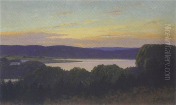 Markischer See Oil Painting by Rudolf Hellgrewe