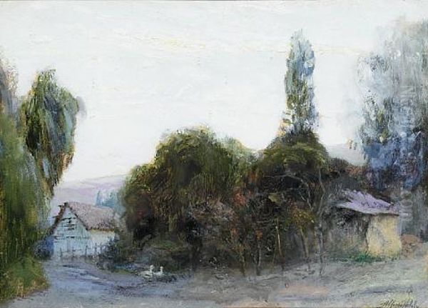 Dawn, Near Casablanca, Chile Oil Painting by Alfredo Helsby