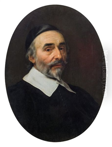 Herrenportrat (ev. Damnas Jansz. Pesser) Oil Painting by Bartholomeus Van Der Helst