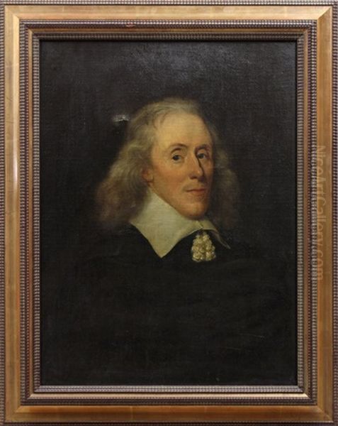 Edmund Pershall Of Church Hill Oil Painting by Bartholomeus Van Der Helst