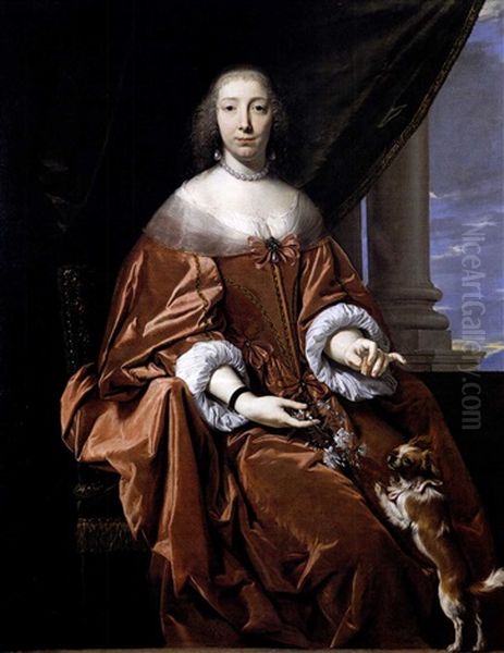 Ritratto Di Gentildonna Oil Painting by Bartholomeus Van Der Helst