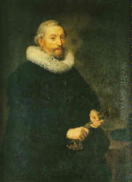 Portrait Presume De Peeter Ranz Oil Painting by Bartholomeus Van Der Helst