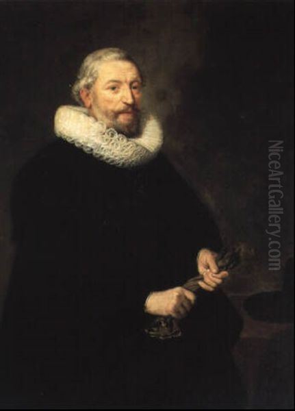 Portrait Presume De Peeter Ranz Oil Painting by Bartholomeus Van Der Helst