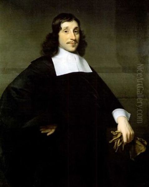 Portrait Presume De Dirk Van Collen Oil Painting by Bartholomeus Van Der Helst