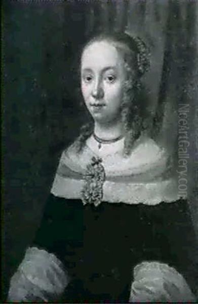 Bildnis Der Julia D...im Alter Von 25 Jahren Oil Painting by Bartholomeus Van Der Helst