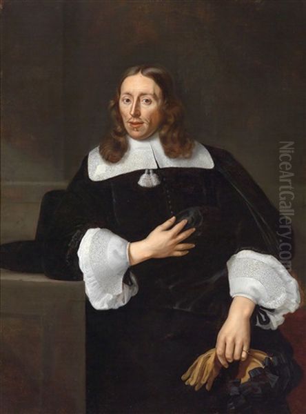 Portrait Of A Gentleman Oil Painting by Lodewyck Van Der Helst