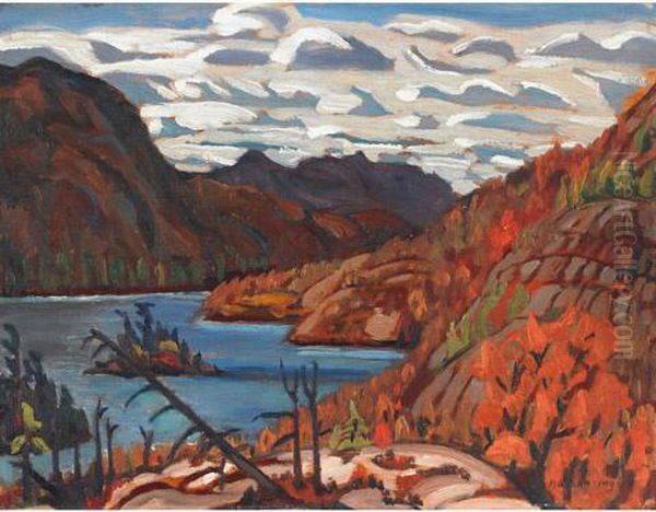 Grace Lake, La Cloche Hills Oil Painting by Frederick Grant Banting