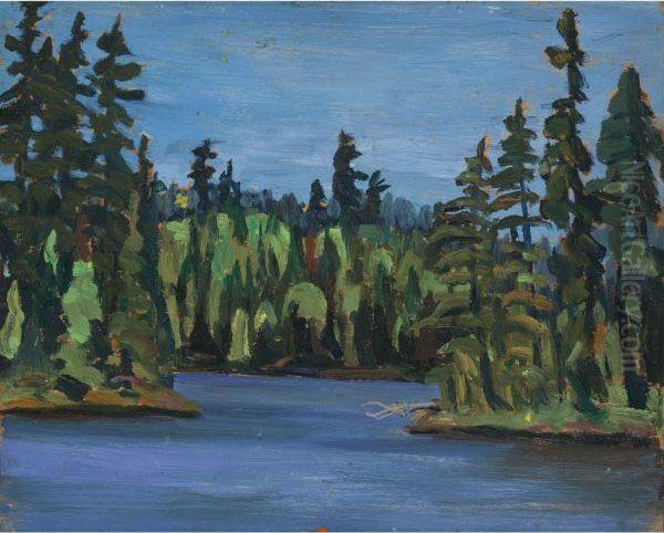 Near Temagami Oil Painting by Frederick Grant Banting