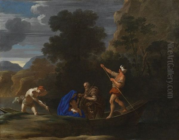 The Flight Into Egypt Oil Painting by Nicolaes de (Stocade) Helt