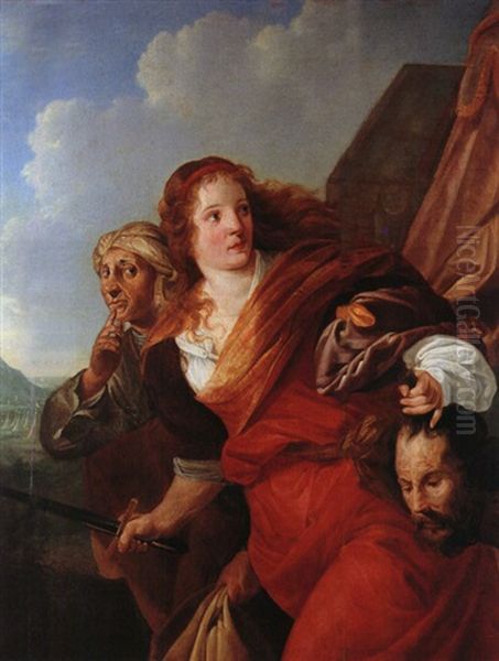 Judith Mit Dem Haupt Des Holofernes Oil Painting by Nicolaes de (Stocade) Helt