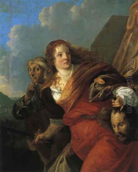 Judith Mit Dem Haupt Des Holofernes Oil Painting by Nicolaes de (Stocade) Helt