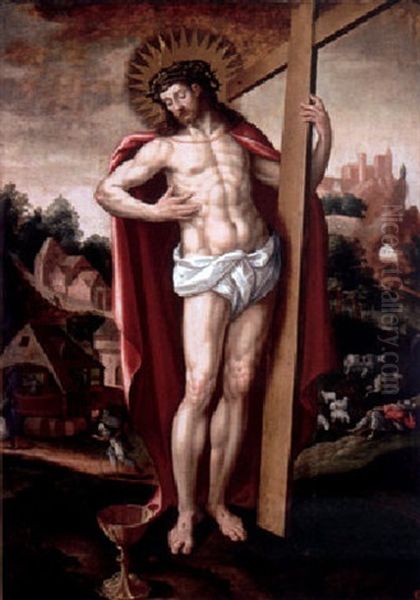 Christ The Redeemer by Jan Sanders (Jan van) Hemessen