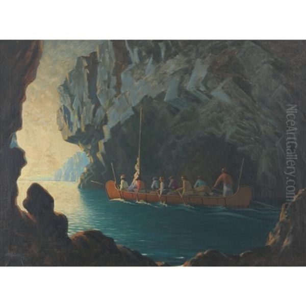 Canadian Pioneers Oil Painting by Arthur Heming