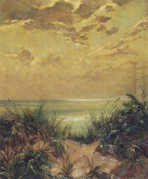 Stranddunen Oil Painting by Wilhelm Hempfing