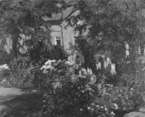 Das Geburtshaus In Schonau Oil Painting by Wilhelm Hempfing