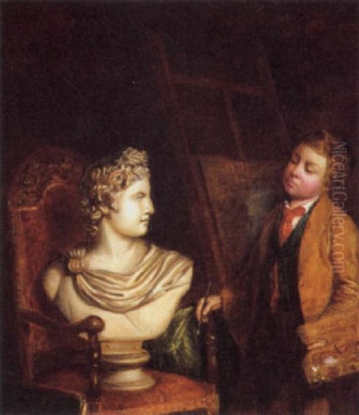 The Young Aspirant Oil Painting by William Hemsley