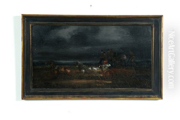 Mail Coach Oil Painting by Charles Cooper Henderson