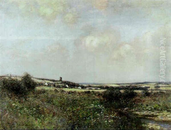 An Ayrshire Landscape Oil Painting by John Henderson